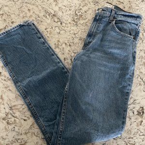 Abercrombie & Fitch 90s Straight Ultra High Rise Jean